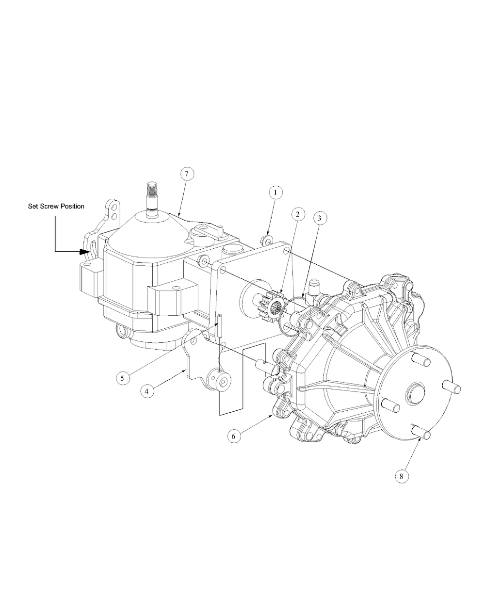 Assembly Pump Right Hand Diagram and Parts List for M48-KHS 53AB5B5M150-18-HP Cub Cadet Lawn Tractor